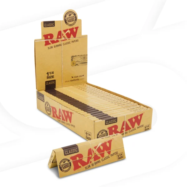 PAPEL RAW 1 1/4 SIZE 50´s