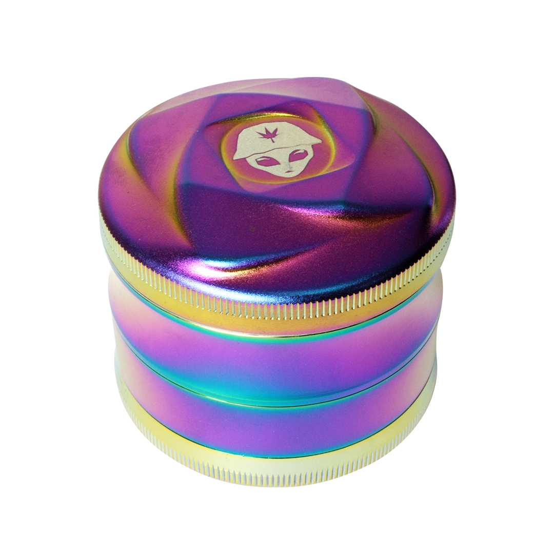 Grinder 4 Piezas Arcoiris 63MM Giro Alienigena Fuzion