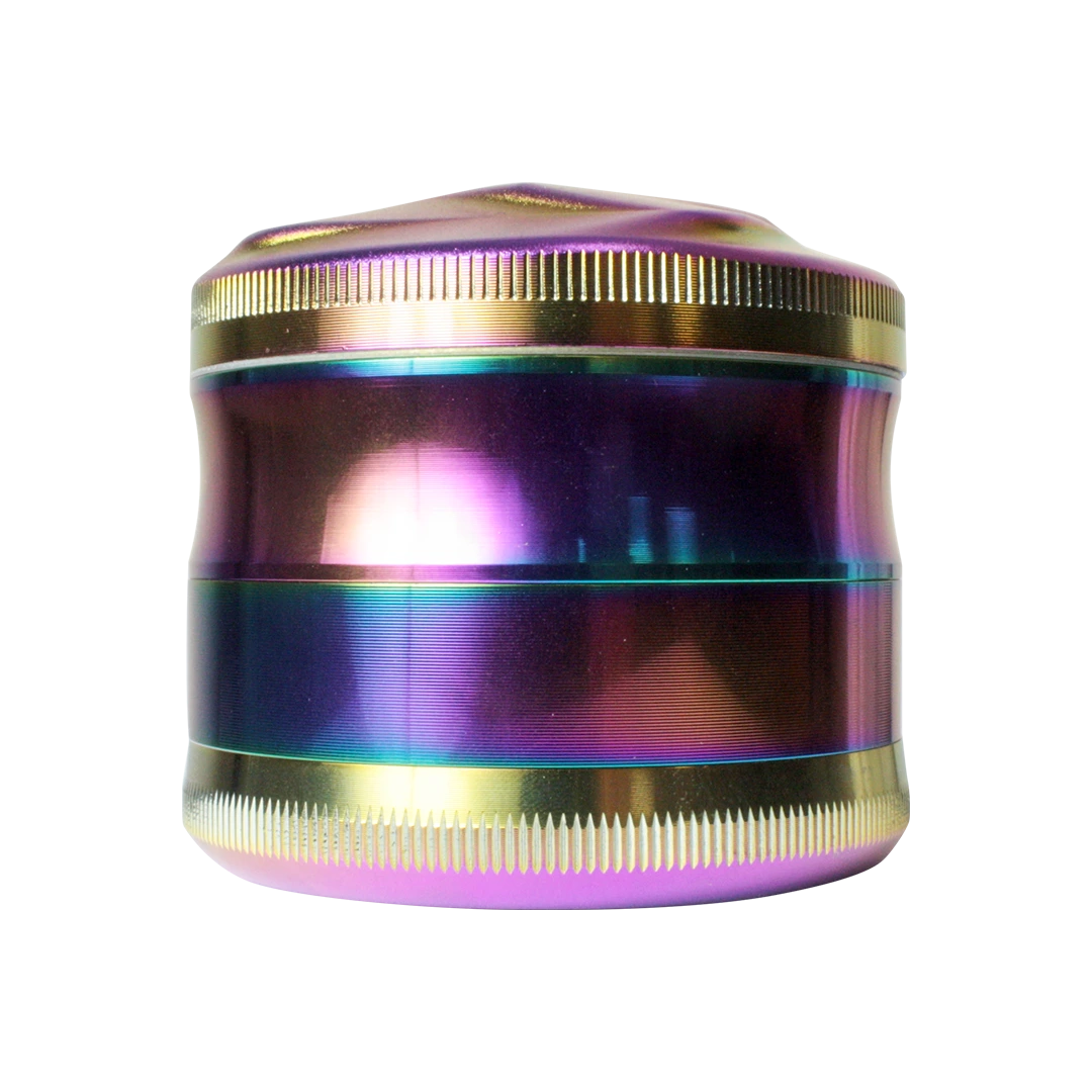 Grinder 4 Piezas Arcoiris 63MM Giro Alienigena Fuzion - Imagen 3