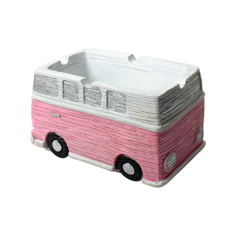Cenicero Bus Rosa - Imagen 2
