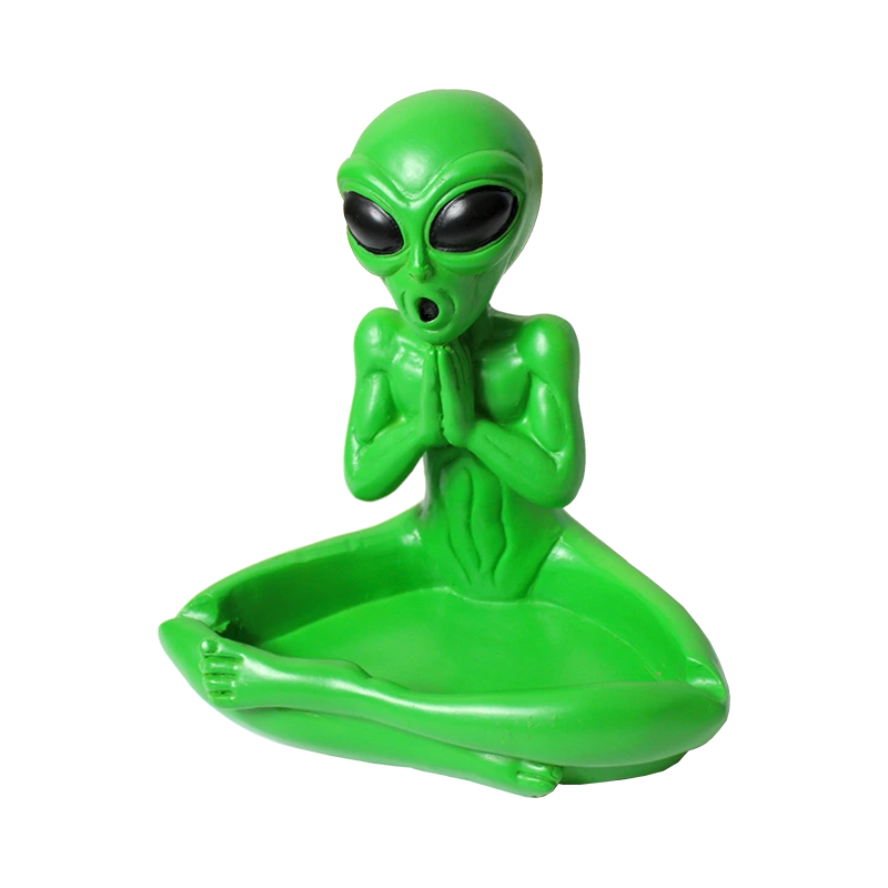 Cenicero Resina "alien Kayayo" (Diferentes Colores Según Disponibilidad)