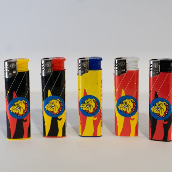 Colección Bulldog Mecheros Pop Flames (4 Uds)