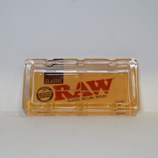 Cenicero RAW Classic 6 Soportes Cristal Rectangular