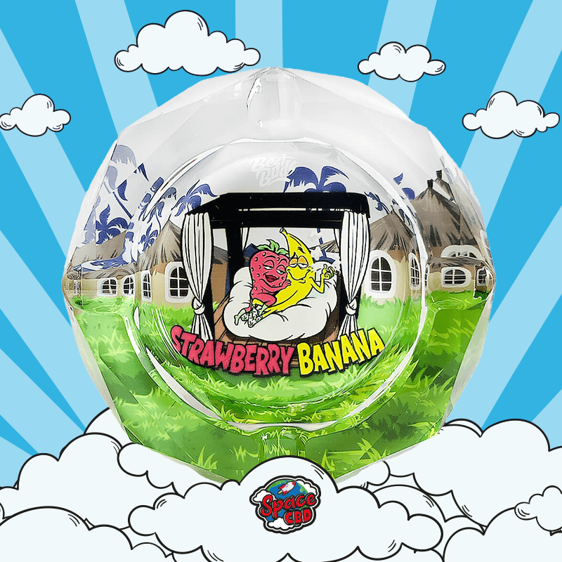 Cenicero Cristal Strawberry Banana