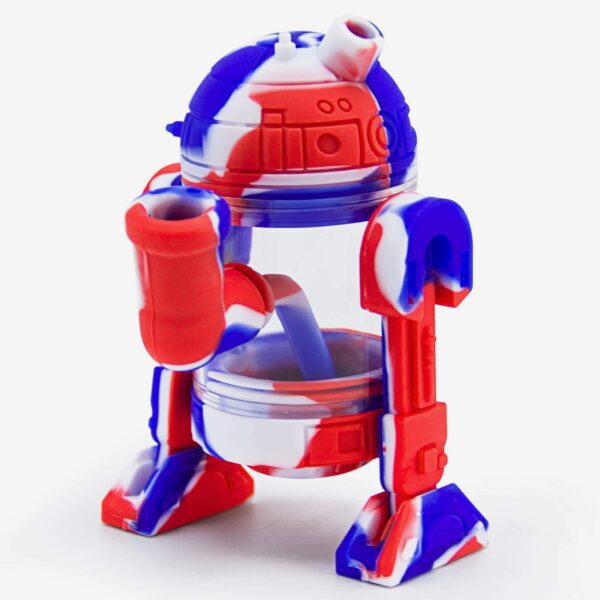 Bong Silicona "r2d2"(Variados Según Disponibilidad)