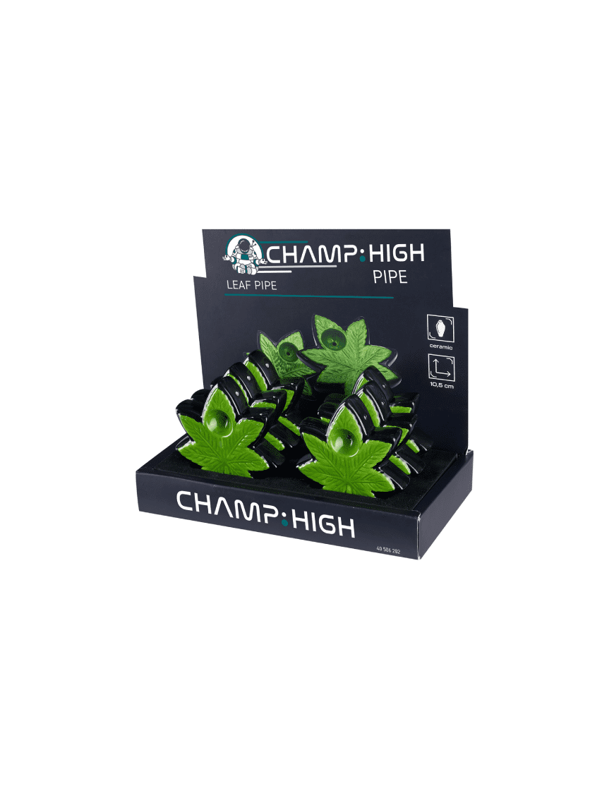 Pipa Ceramica Hoja De Marihuana
