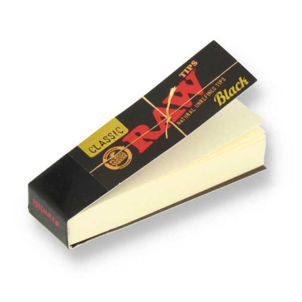 RAW Black Tips (50REGULARTIPSPACK)