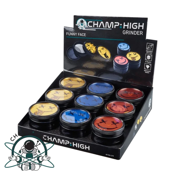 Grinder Ch 4 Piezas Funny Face 63MM