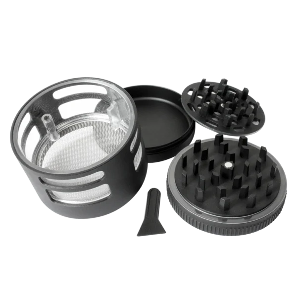 Grinder Negro Magnético 4 Partes 63MM Teddy Montana