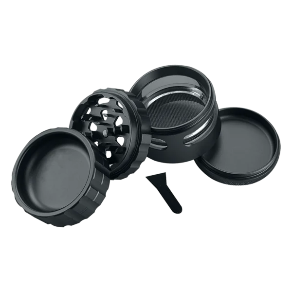 Grinder 6 Piezas Aluminio Teddy Montana Negro Amolladoras