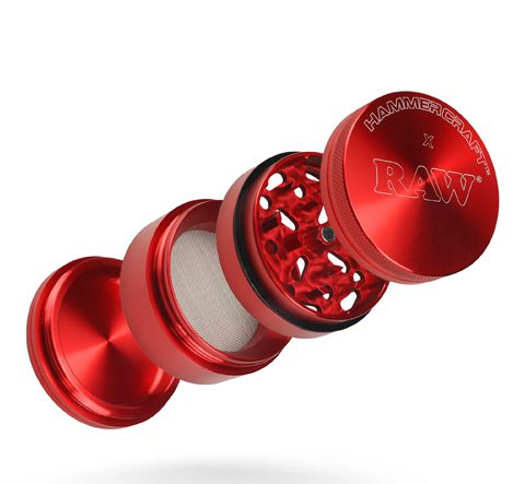 Grinder Hammercraft Rojo Tamaño Grande - Imagen 2