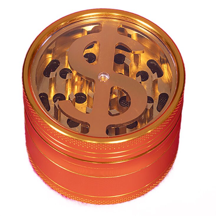 Grinder 4 Piezas Dorado Con Simbolo Dolar