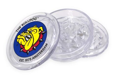 Grinder 3 Piezas The Bulldog Acrílico Transparente "worldwide"