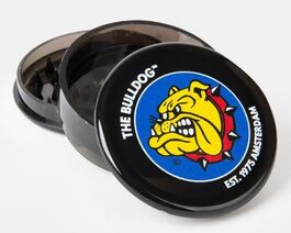 Grinder 3 Piezas The Bulldog Acrílico Negro "worldwide"