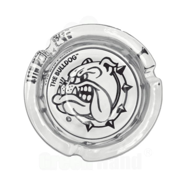 Cenicero Cristal Bulldog Blanco