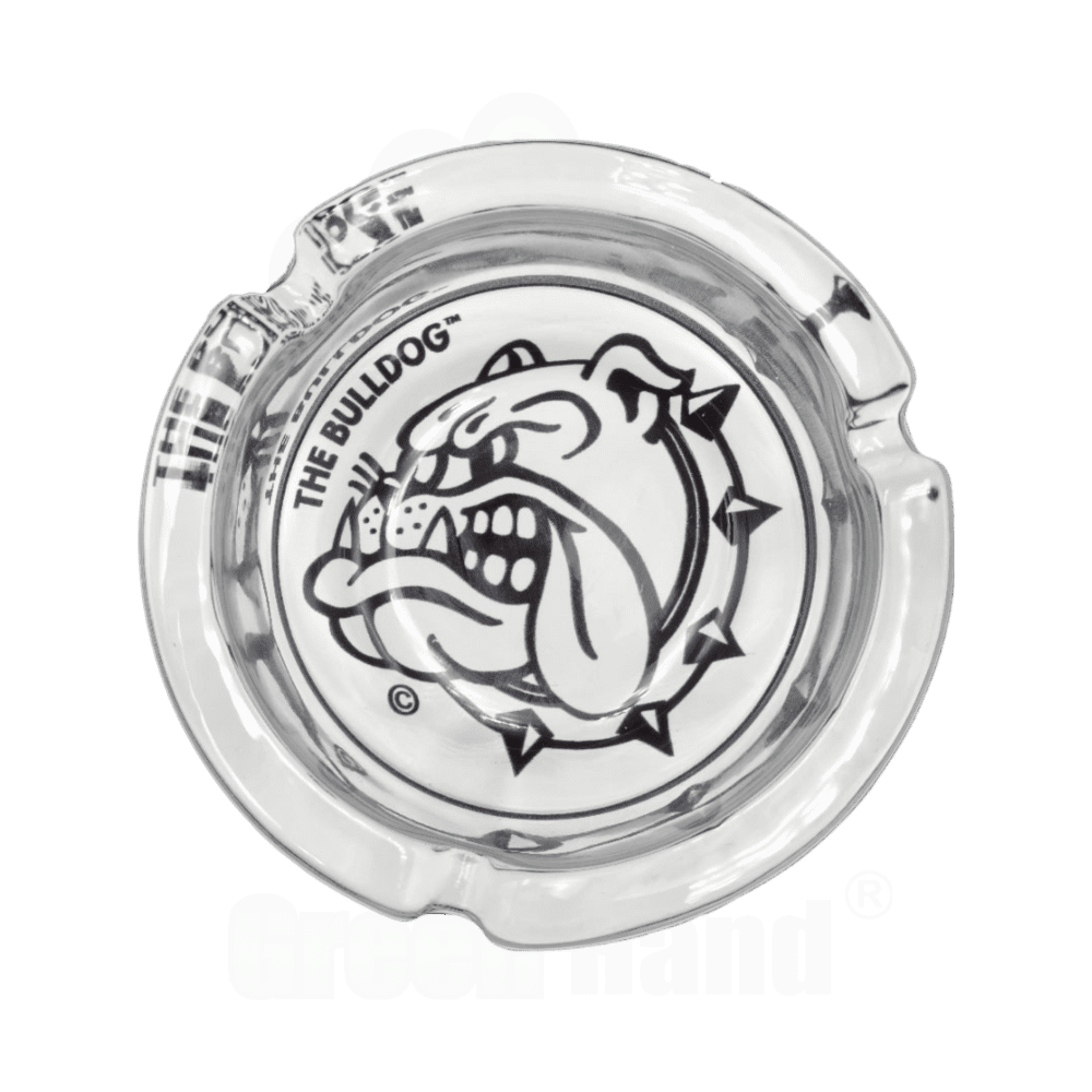 Cenicero Cristal Bulldog Blanco
