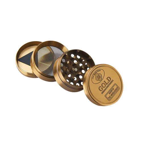Grinder Gold Metal Cuadruple 40MM - Imagen 2