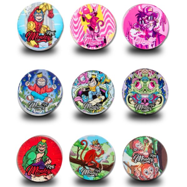 Grinder 4 Piezas Monkeyking Desings Metallic