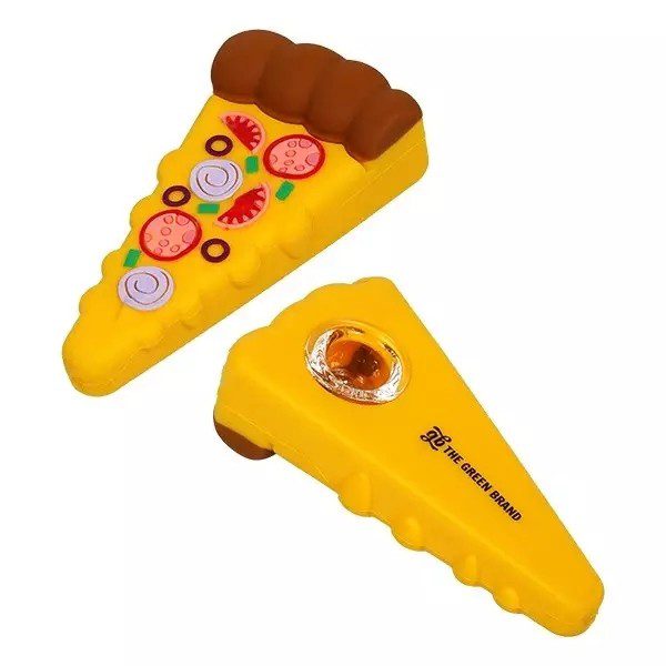 Pipa Silicona Forma De Pizza