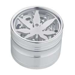 GRINDER 4 PIEZAS ALU LEAF – HOJA