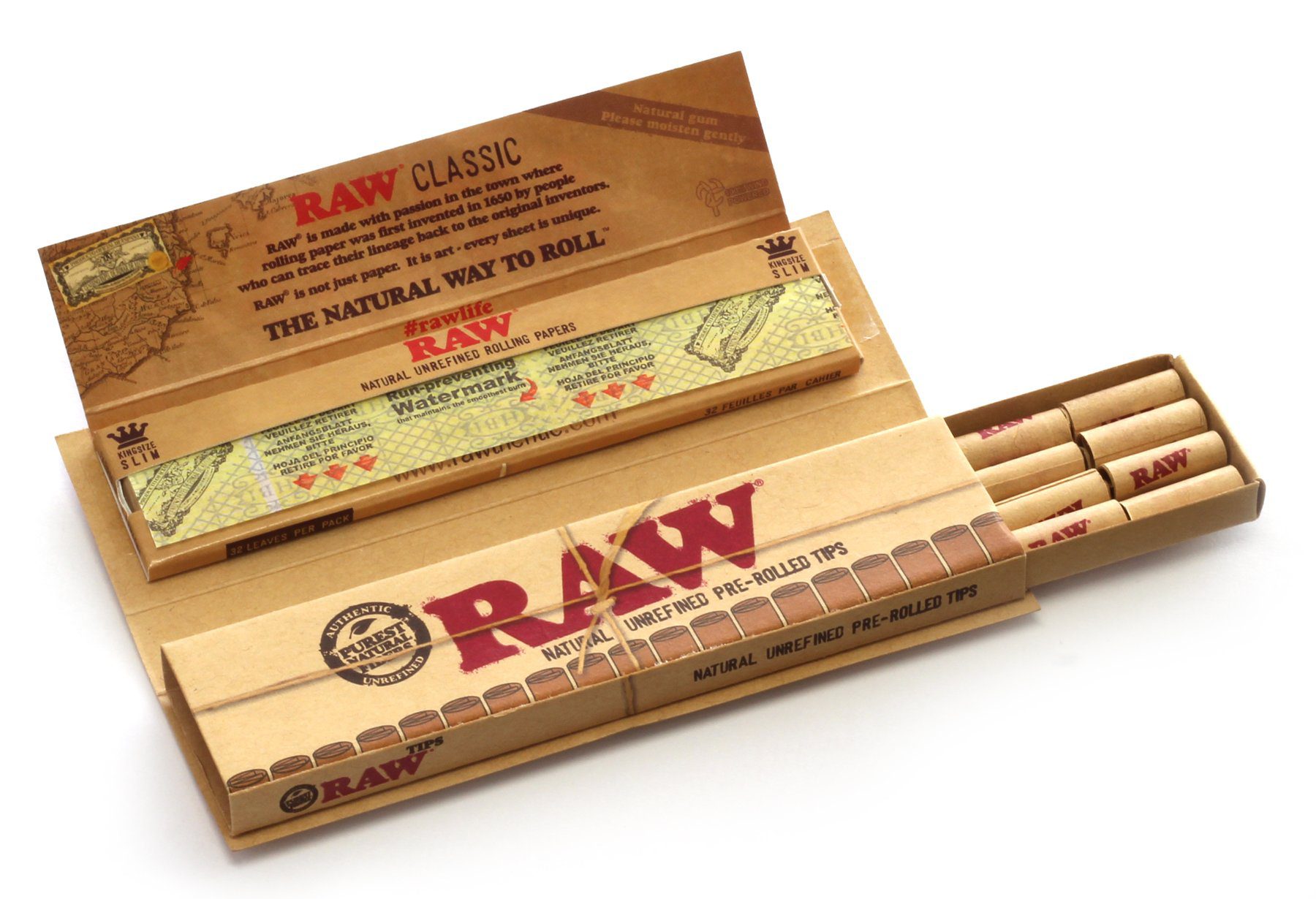 CONNOISEUR KINGSIZE + PREROLL TIPS | 32´s + 24´TIPS