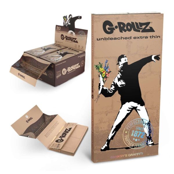 Banksy's Graffiti 'Flower Thrower' Unbleached