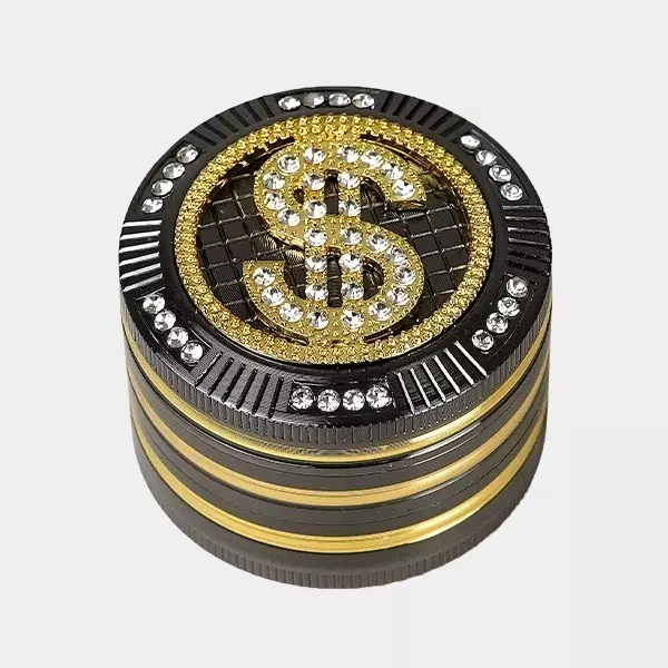 GRINDER 4 PIEZAS BLING BLING DOLLAR