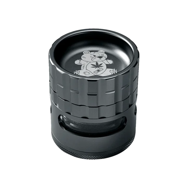 GRINDER 6 PIEZAS ALUMINIO TEDDY MONTANA NEGRO AMOLLADORAS