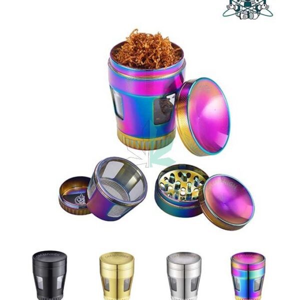 GRINDER CH 4 PIEZAS - CURVO Y VENTANA - 50MM FUZION