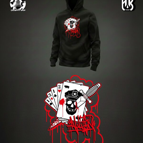 SUDADERA BTFM CARTAS