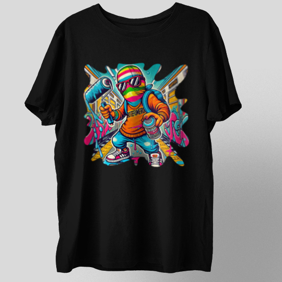 Camiseta Graffitero Rodillo