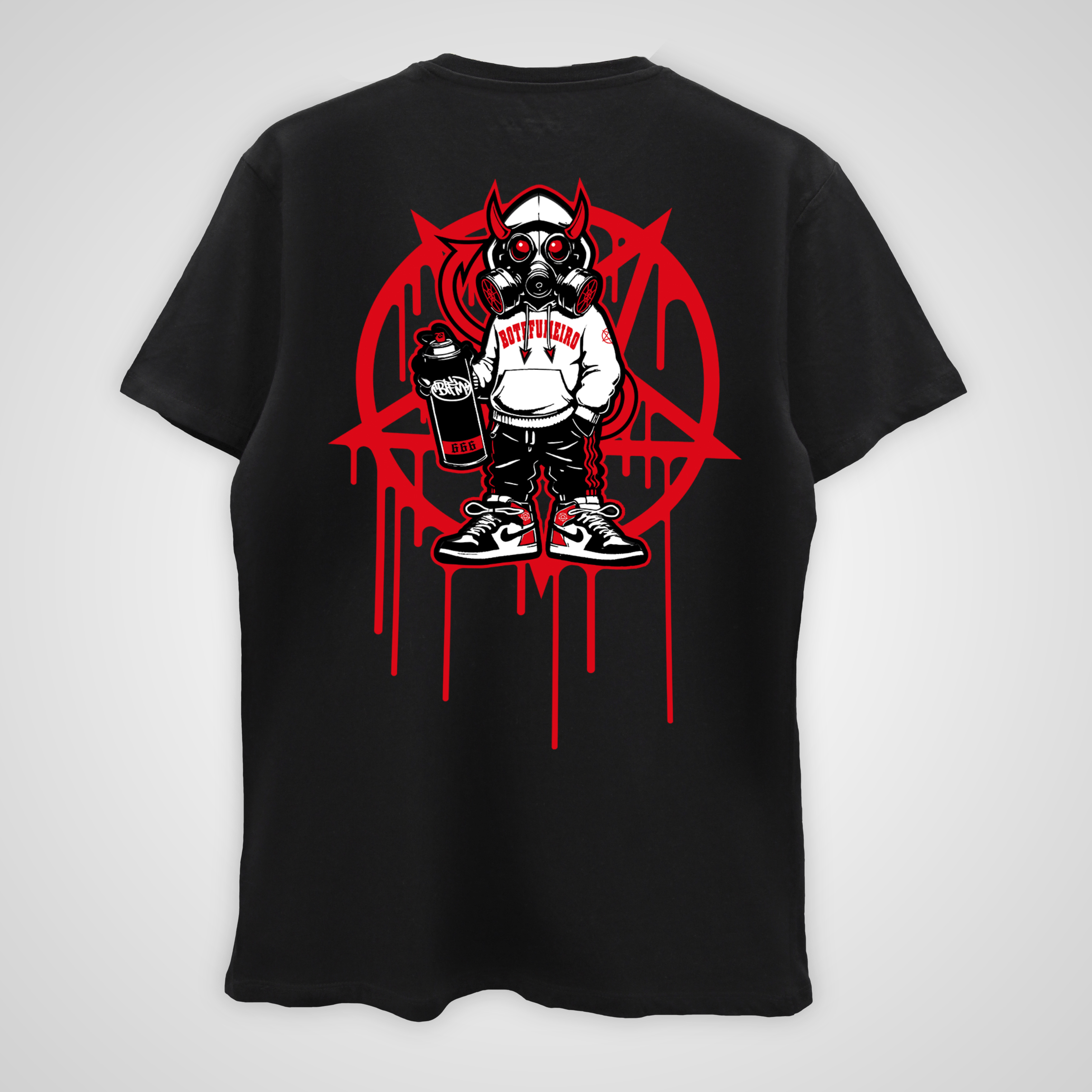 Camiseta Graffitero Satánico