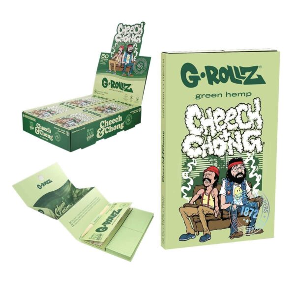 Cheech & Chong 'Sofa' Green (1/4+TIPS+TRAY)