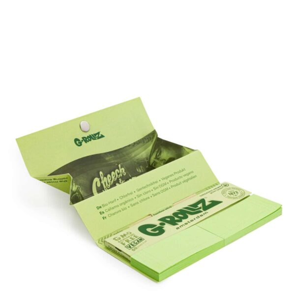 Cheech & Chong Classic - Organic Green Hemp (KS+TIPS+TRAY)