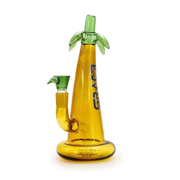 Bong Palmera Amarilla Grace Glass