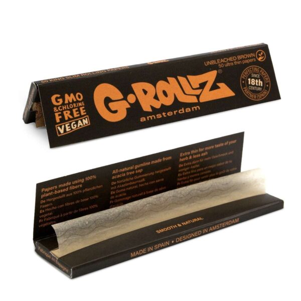 G-Rollz Unbleached Extra Thin 50 KS Slim