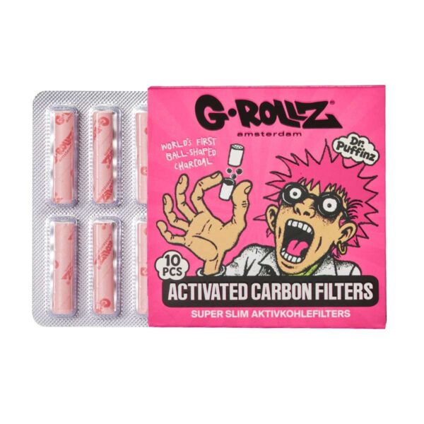 G-Rollz Activated Carbon Filters Pink