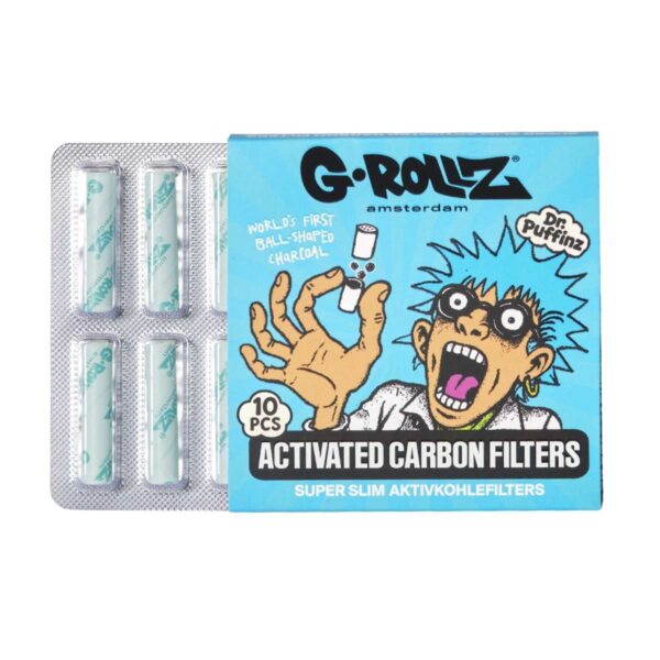 G-Rollz Activated Carbon Filters Blue